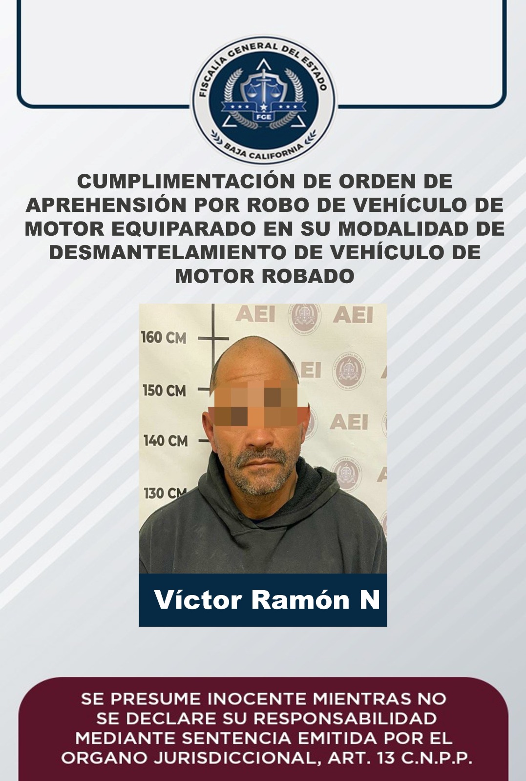 Captura Fiscal A A Un Hombre Que Contaba Con Orden De Aprehensi N