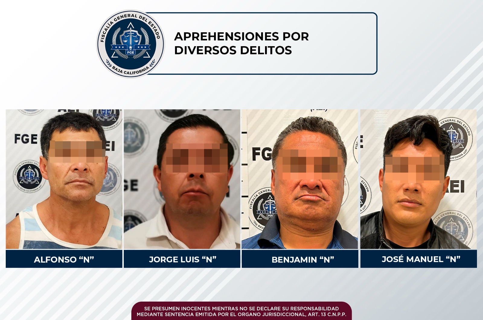 Agentes De La Fge Cumplimentan Mandamientos Judiciales Por Diversos Delitos